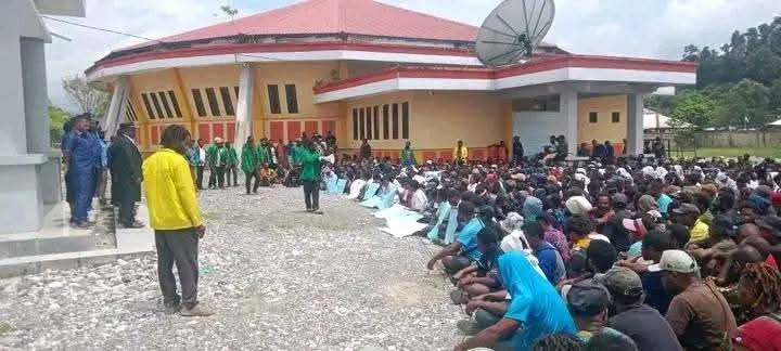 Pelajar dan Mahasiswa Yalimo Gelar Demo Damai di Kantor DPRD, Kamis (18/9/2025)