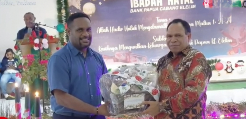 Bank Papua KC Elelim dan Pemkab Yalimo Gelar Ibadah Natal Bersama 2025
